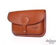 pochette ceinture cuir camel