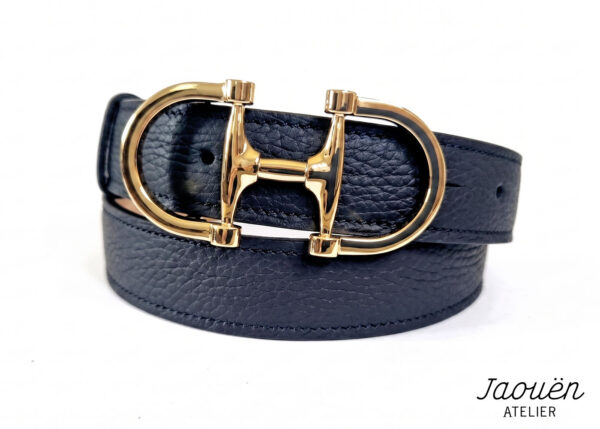 Ceinture cuir doublee equestre caroussel_6