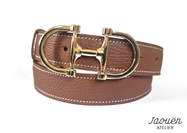Ceinture cuir doublee equestre caroussel_8