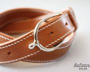 ceinture cuir sur mesure boucle équestre