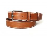 ceinture cuir sur mesure camel