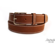 ceinture cuir havane