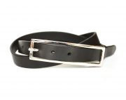 ceinture cuir femme noir