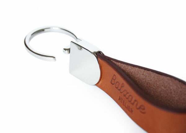 porte-clés cuir tannage végétal